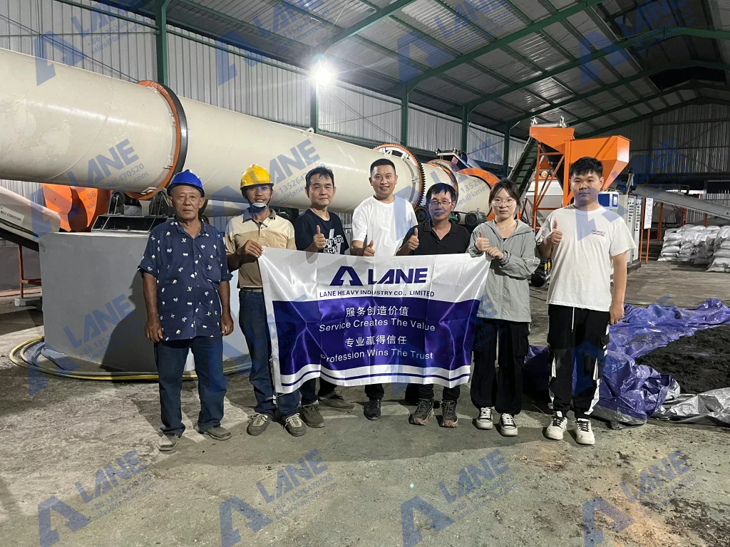 Экспорт линии по производству органических удобрений в Индонезию-1