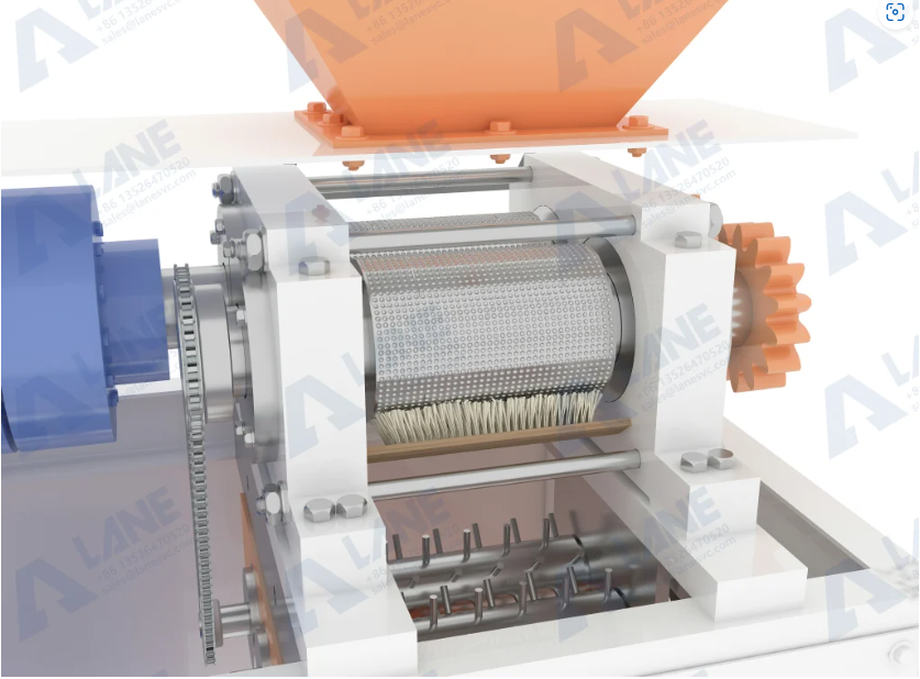 Двойной гранулятор на роликах