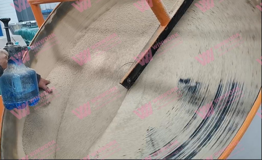 Дисковый гранулятор