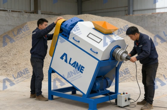 Двухвалковый экструзионный гранулятор